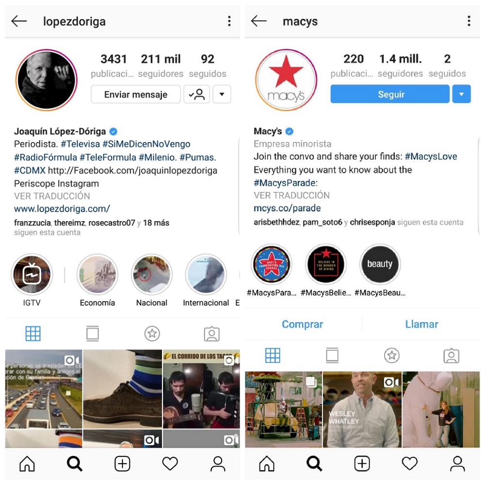 Instagram renueva imagen de los perfiles - instagram