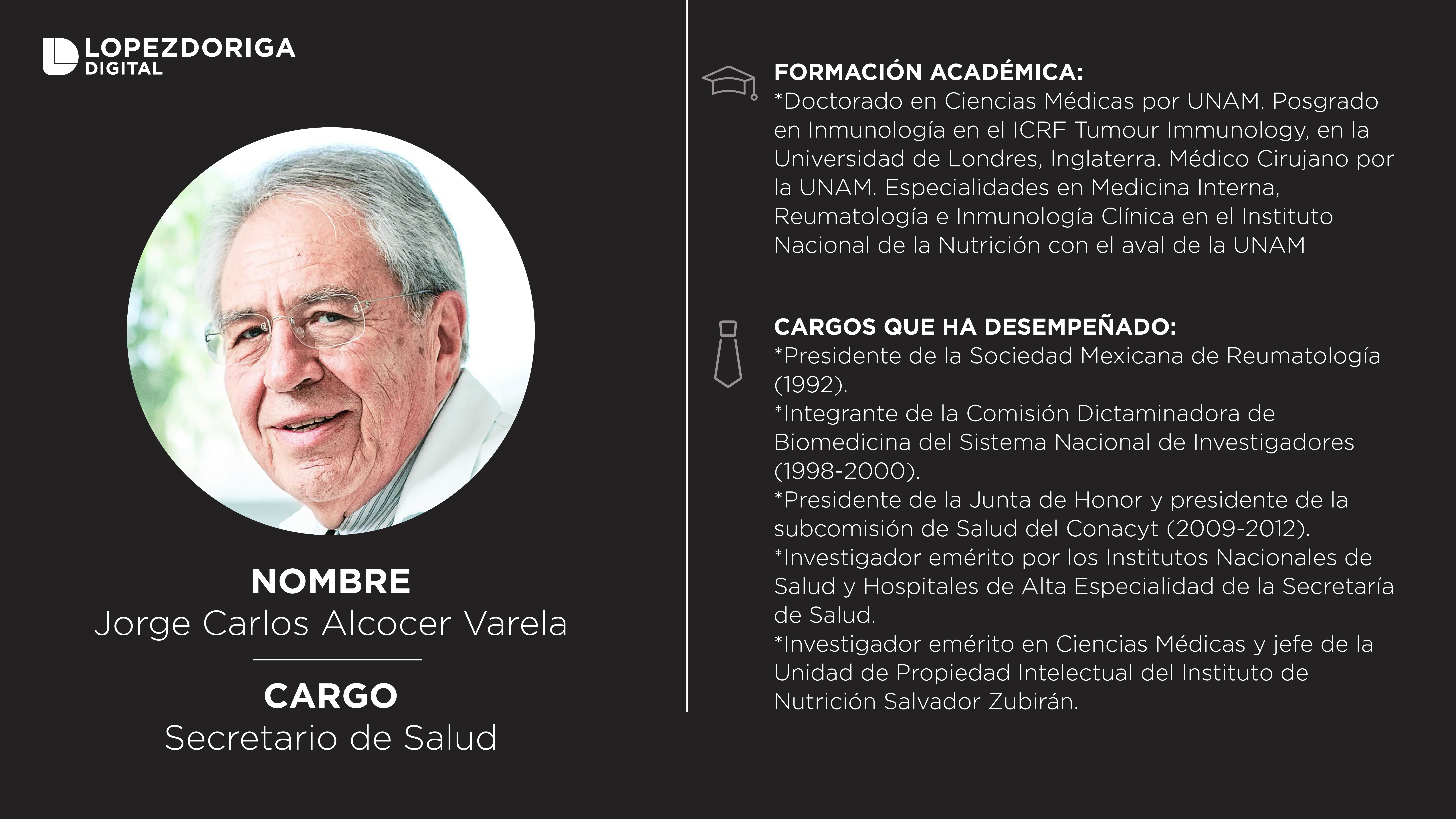 El gabinete de Andrés Manuel López Obrador - jorgealcocer-salud