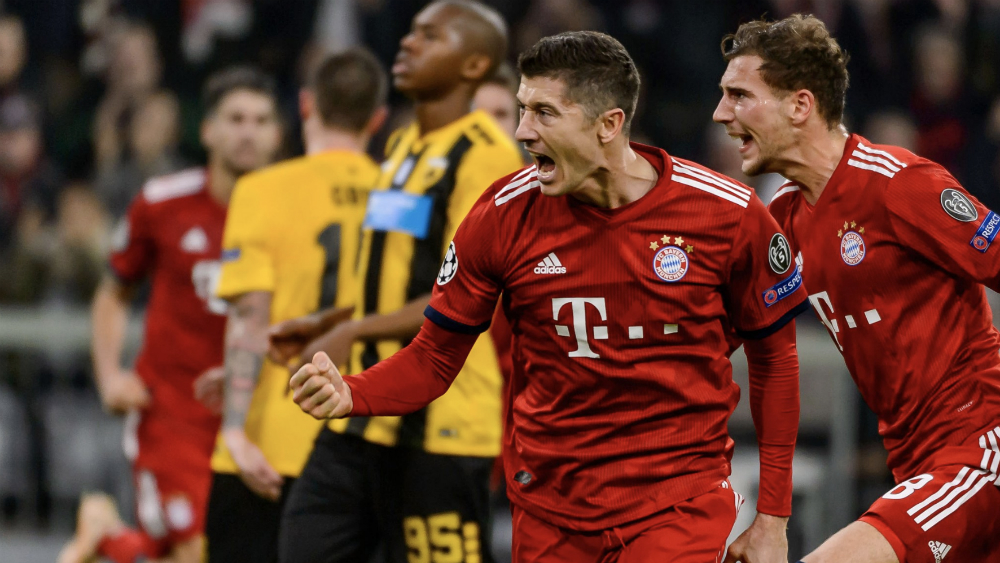 Real Madrid, Roma, City y Bayern muy cerca de octavos en Champions - lewandowski-bayern