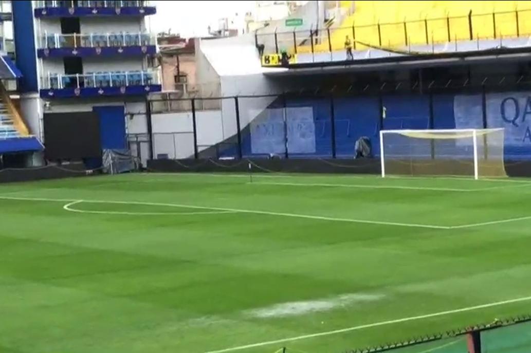 Suspenden la final de la Libertadores por mal clima; se jugará el domingo - lluvia-boca-river-libertadores1