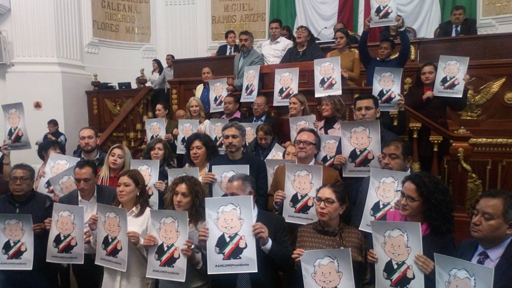 Partidos defienden a AMLO en el Congreso de la CDMX Partidos defienden a AMLO en el Congreso de la CDMX