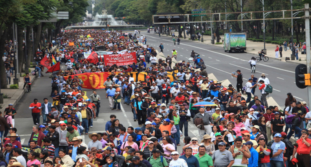 Las manifestaciones de este jueves en la Ciudad de México
