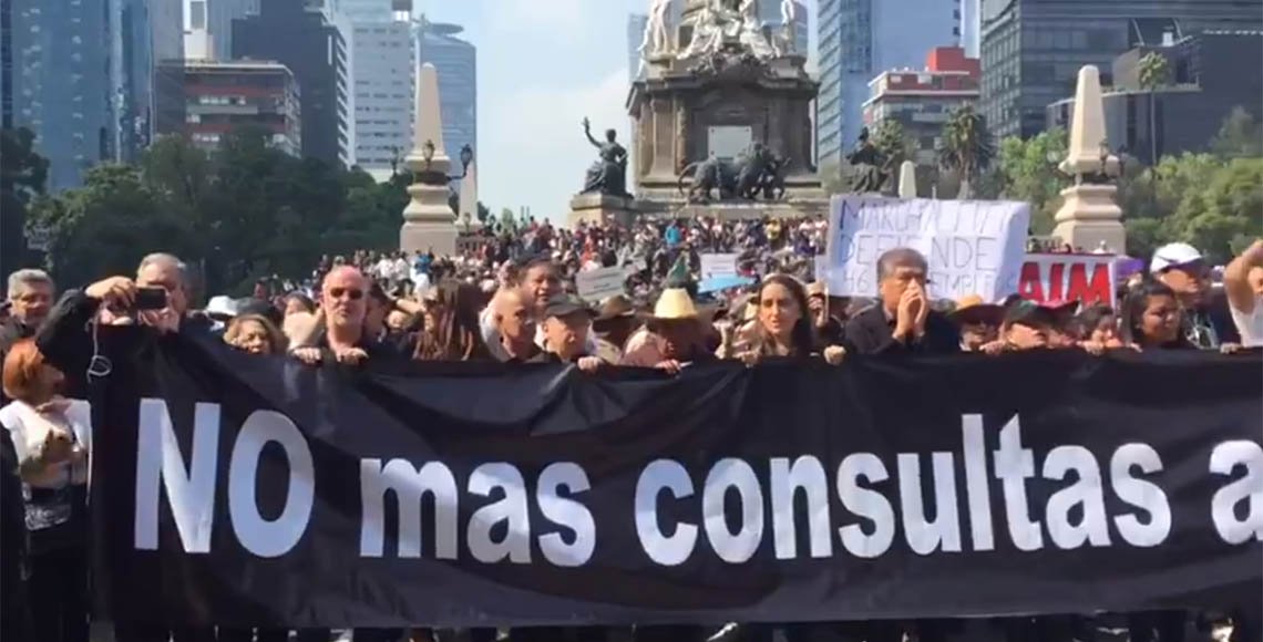 Movimiento rechaza consultas ciudadanas de AMLO - marchan-en-rechazo-a-consultas