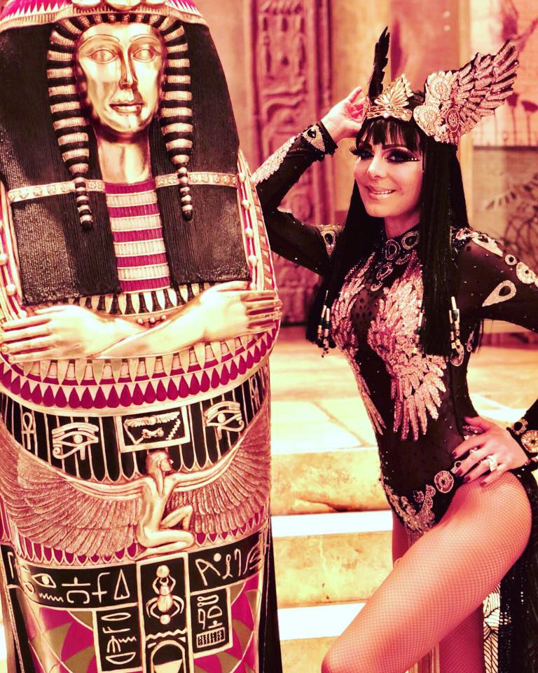 Policía de Tamaulipas recupera tráiler robado a obra de teatro - maribel-guardia-como-cleopatra