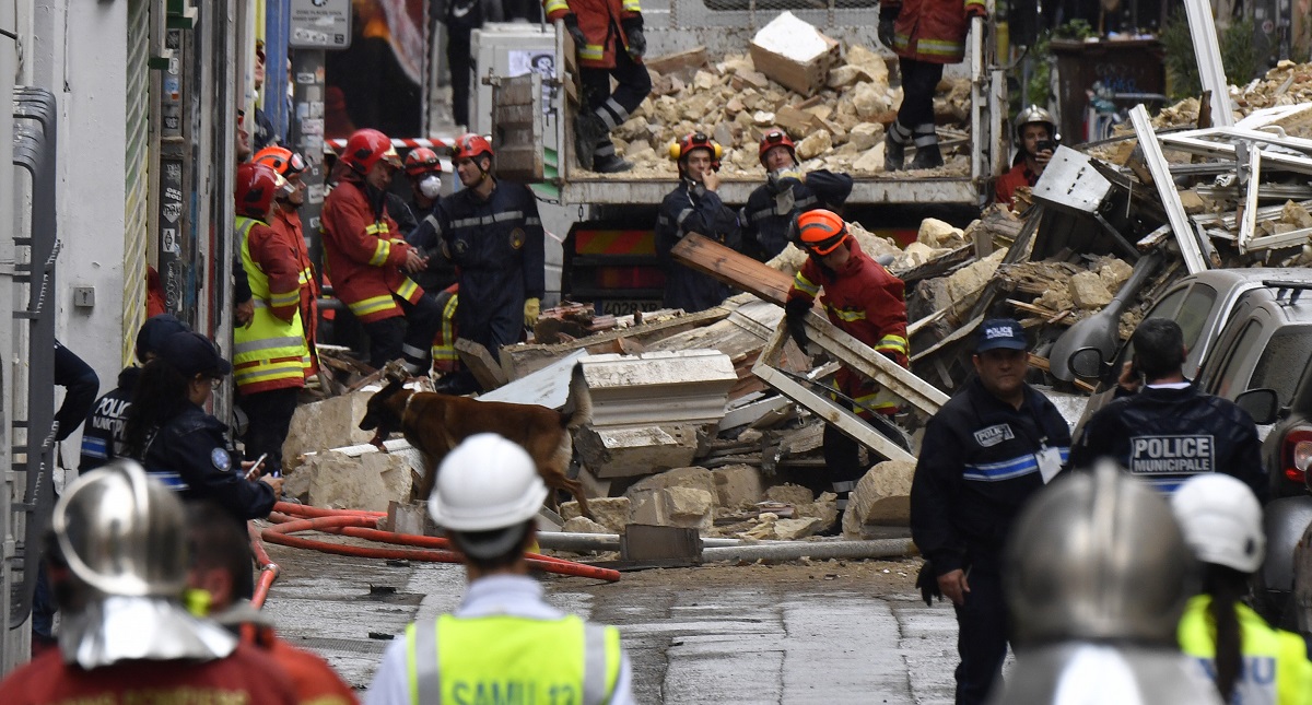 Recuperan dos cadáveres en derrumbe de edificios en Marsella