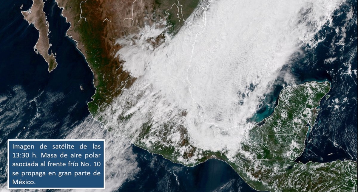 Se avecinan temperaturas bajas por tormenta invernal y Frente Frío 10 - masa-de-aire-polar-asociada-al-frente-frio-10