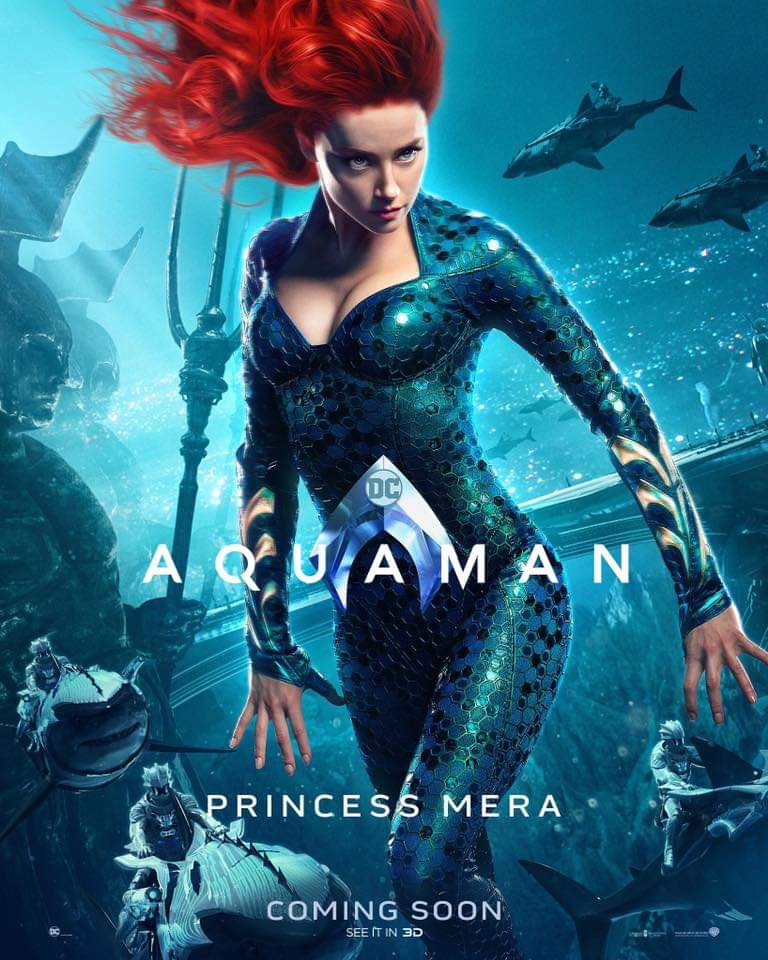 Dan nuevo vistazo a Aquaman con siete pósteres - mera