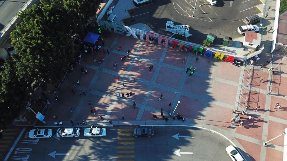 Centroamericanos piden ayuda en Tijuana para regresar a su país