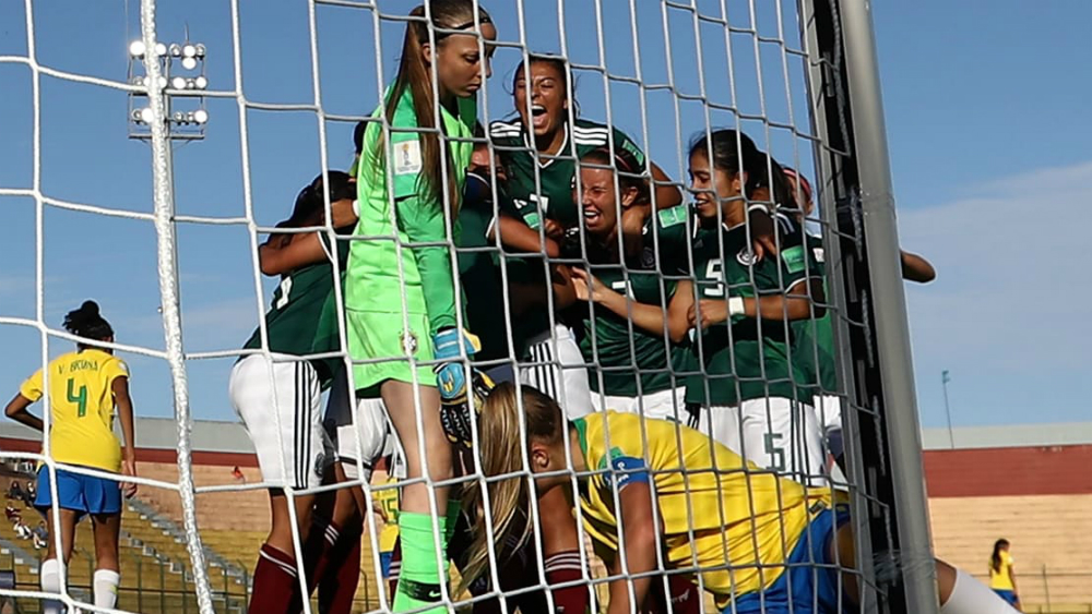 México femenil da golpe de autoridad y vence a Brasil en Mundial Sub 17