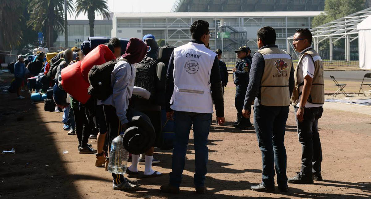 Estadio Jesús Martínez "Palillo" dejará de albergar migrantes - migrantes-2