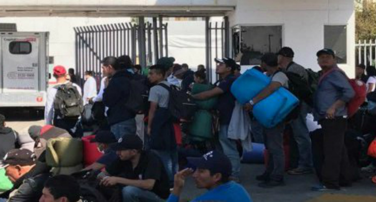 Trasladan a migrantes a la Casa del Peregrino