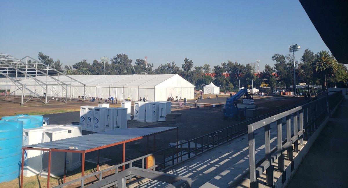 Caravana migrante se prepara para ir a la Casa del Peregrino