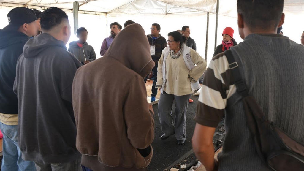Migrantes de Iztacalco serán trasladados a la Casa del Peregrino