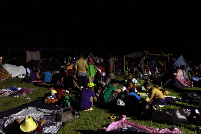 Caravana migrante avanza hacia Donají, Oaxaca - migrantes-matias-romero1