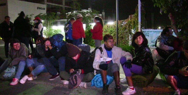 Caravana migrante deja Querétaro y se dirige a Irapuato - migrantes-queretaro