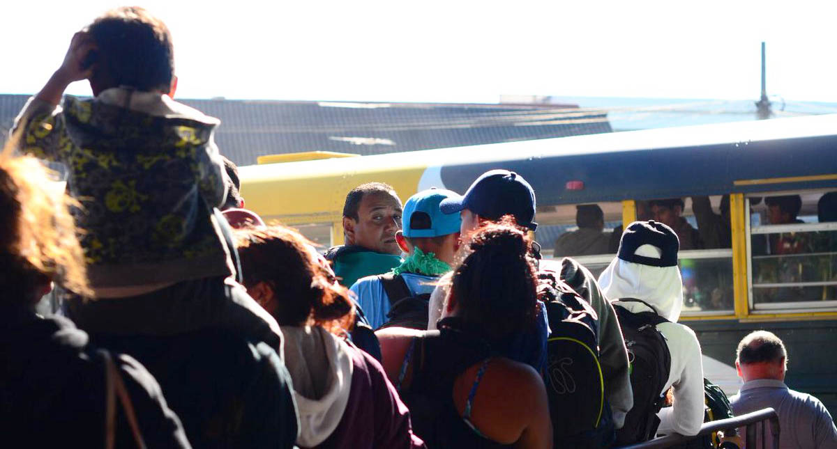 Nuevo grupo de salvadoreños emprende ruta migrante hacia EE.UU. Nuevo grupo de salvadoreños emprende ruta migrante hacia EE.UU.