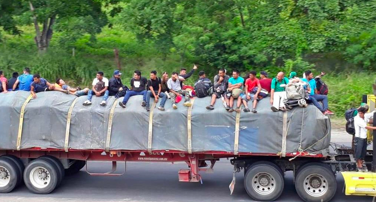 Caravana de migrantes llega a Veracruz