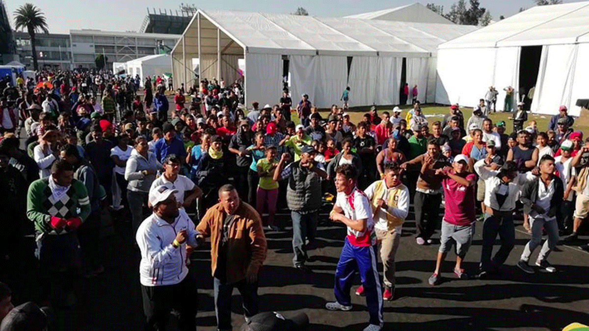 Migrantes abandonarán mañana la CDMX para continuar hacia EE.UU.