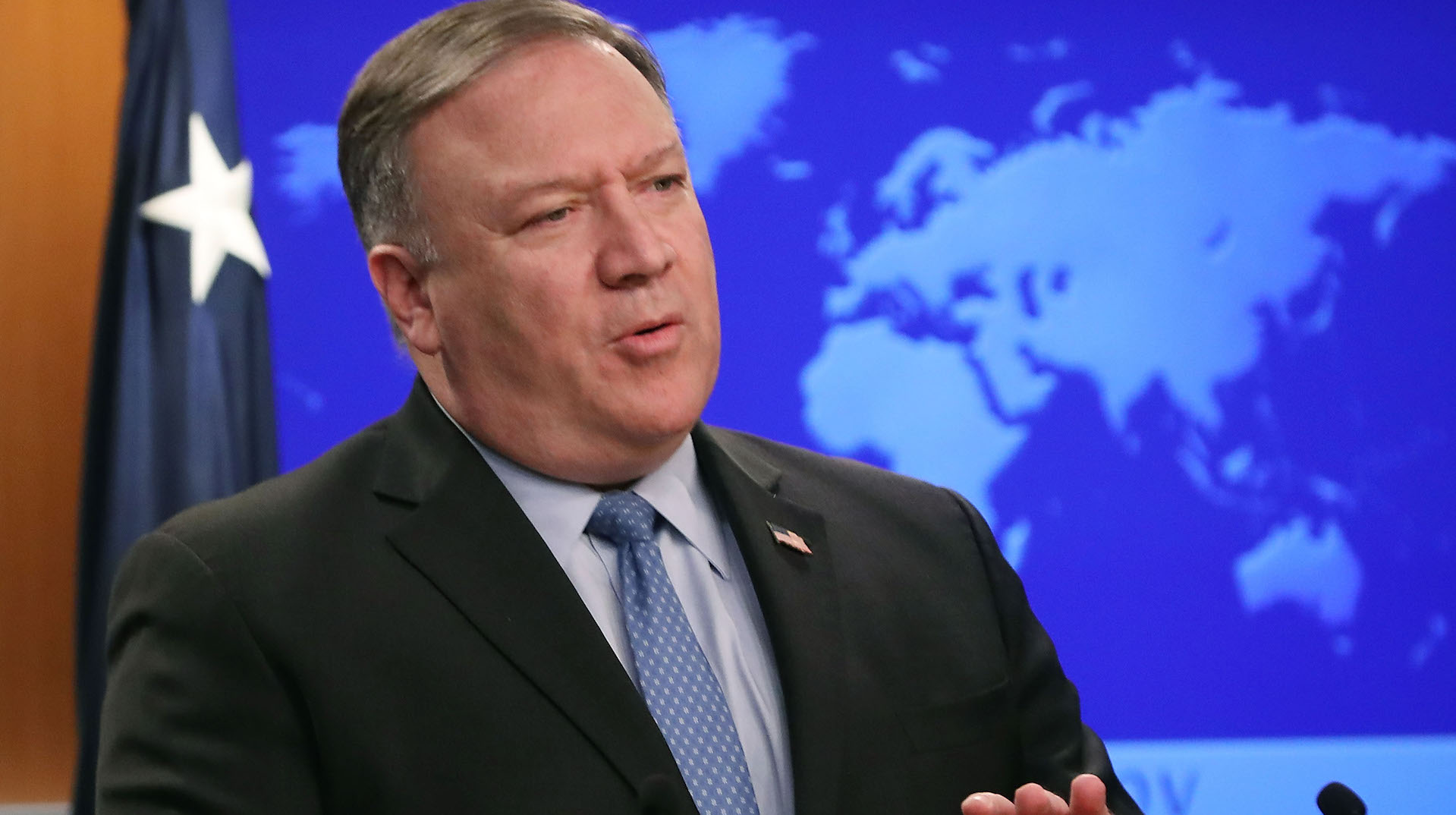 Caravanas migrantes no entrarán: Pompeo