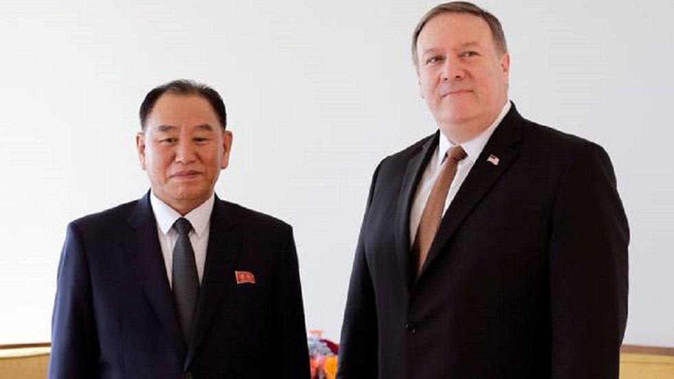 Mike Pompeo pospone reunión con mano derecha de Kim Jong-Un - mike-pompeo-y-kim-yong-chol
