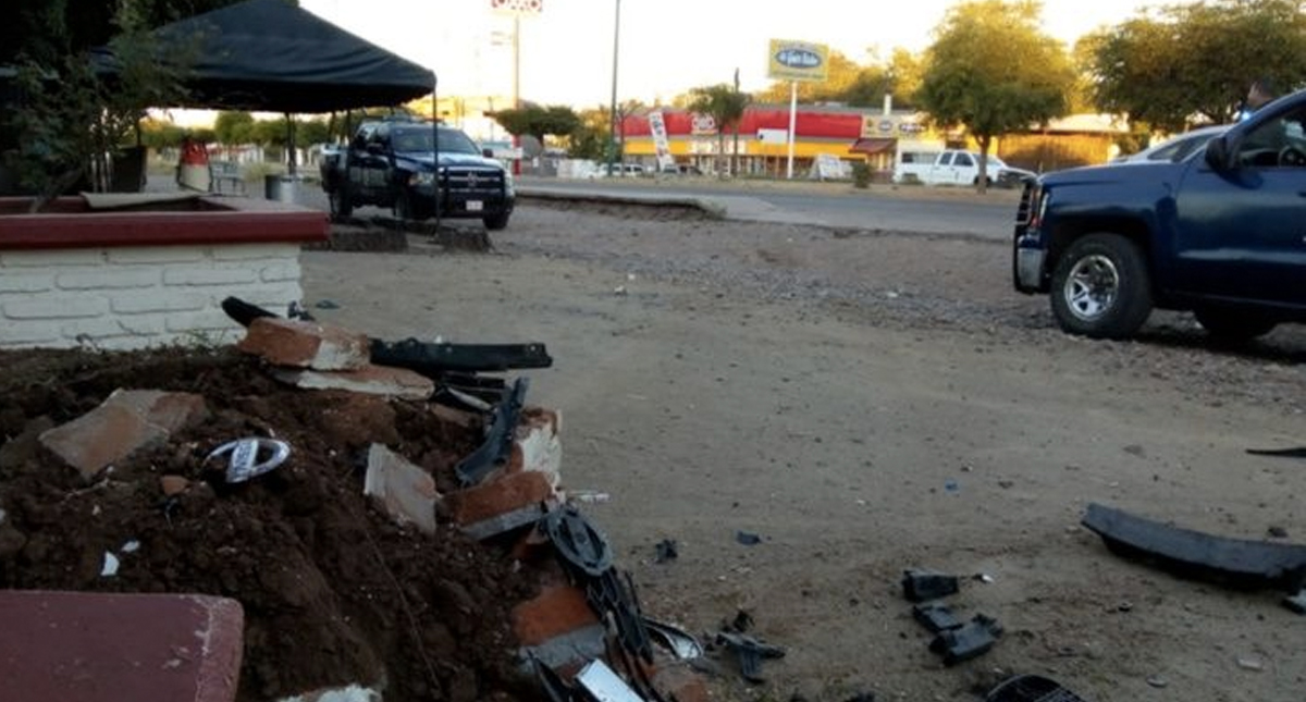 Mujer choca contra maceta en Mocorito, Sinaloa