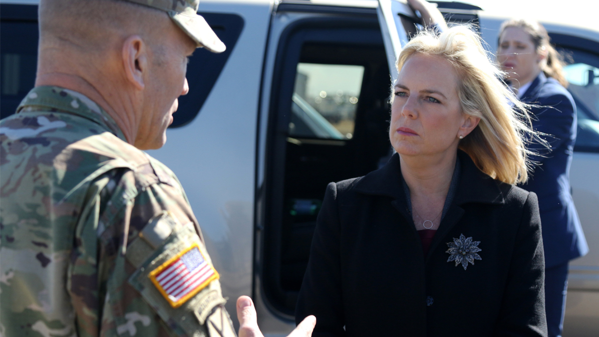 Ningún migrante entrará de manera ilegal a Estados Unidos: Nielsen