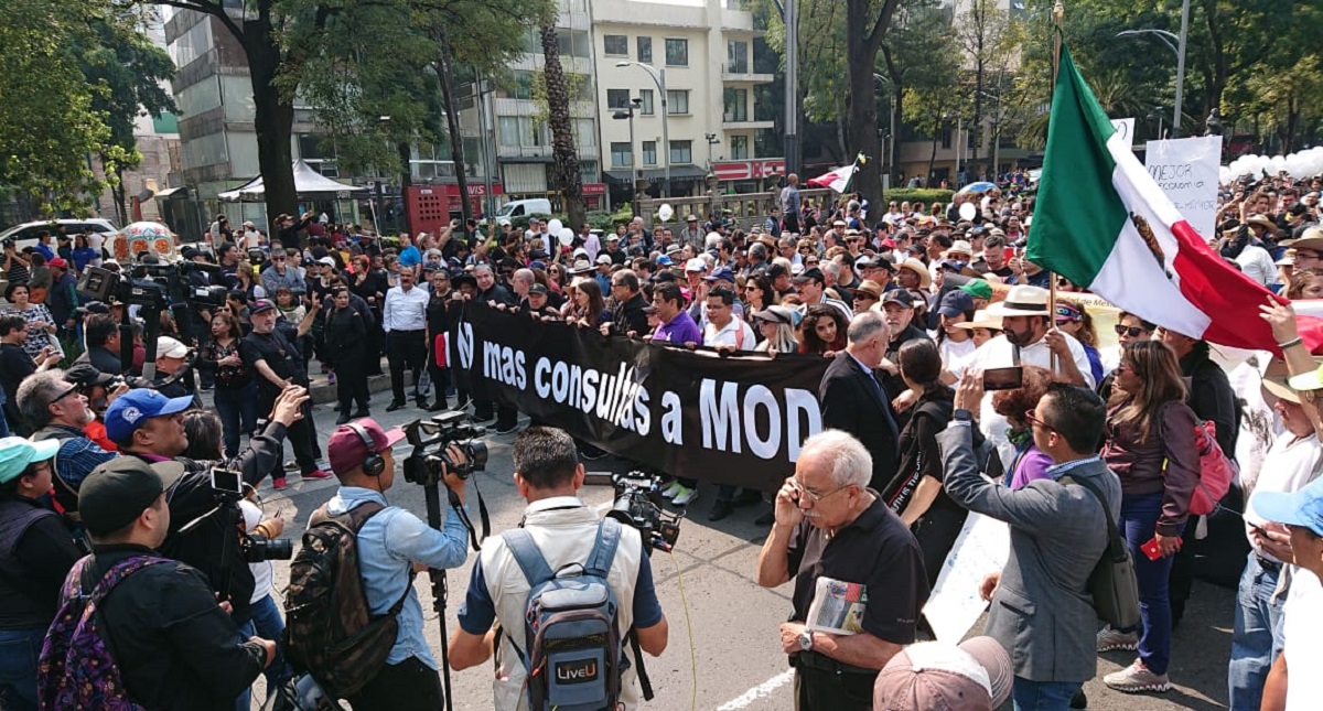 Anuncian nueva marcha contra López Obrador en la CDMX