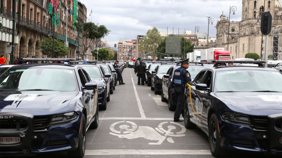 SSP capitalina se refuerza con 97 vehículos