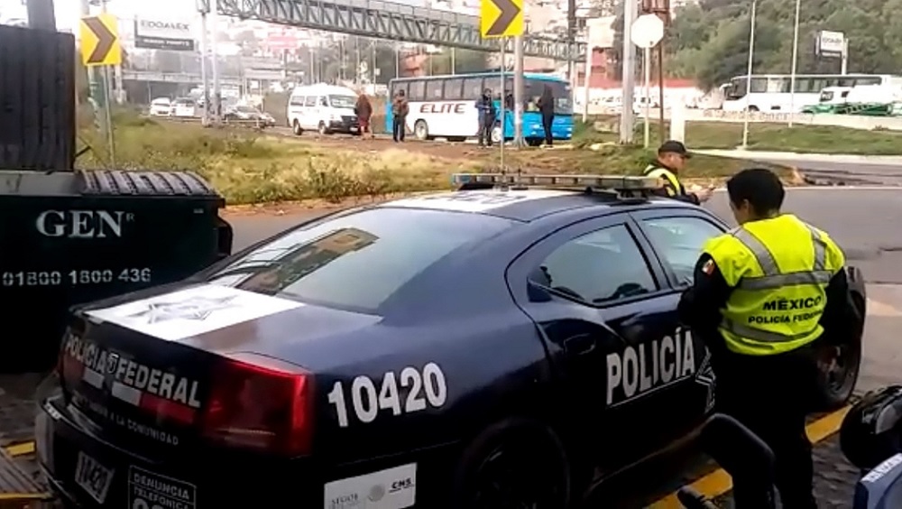 PF resguarda la Autopista México-Pachuca tras bloqueo