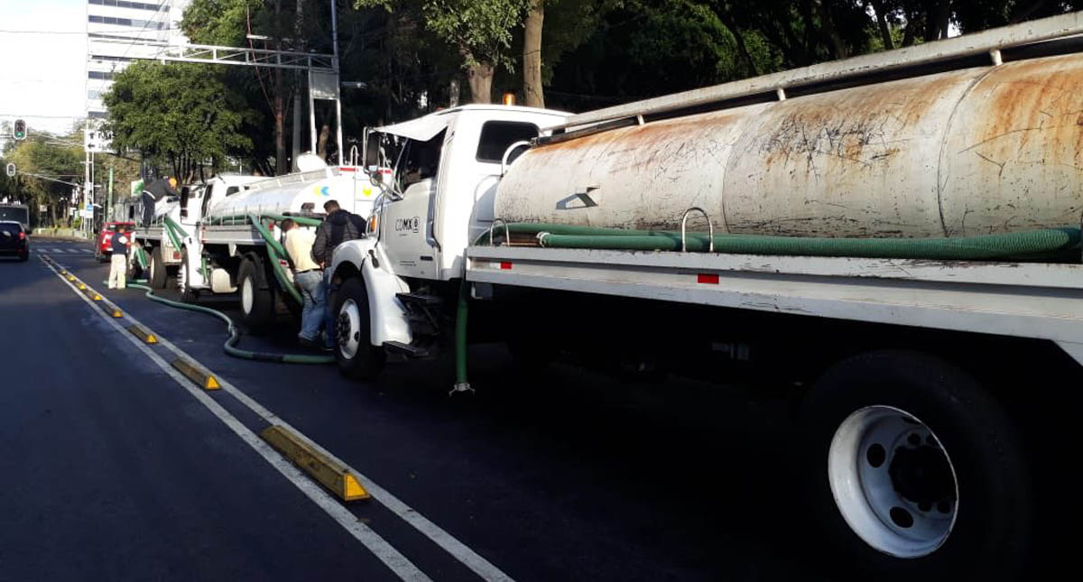 Pipas distribuyen en cinco días casi 75 millones de litros de agua