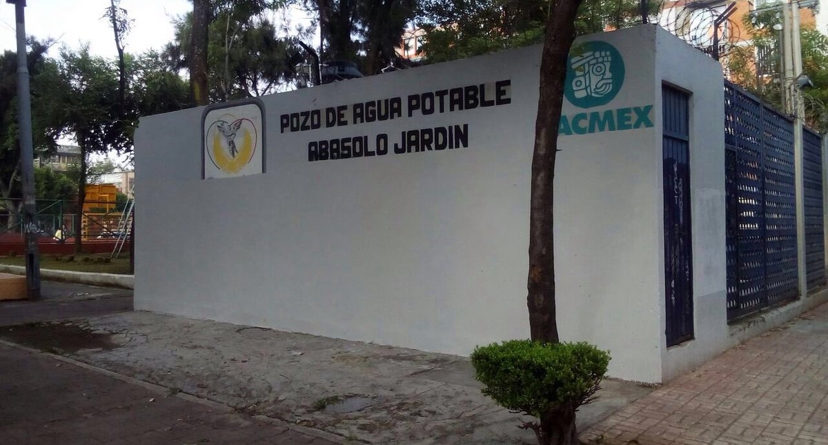 Sin demanada el tinaco de abastecimiento de agua en Cuauhtémoc