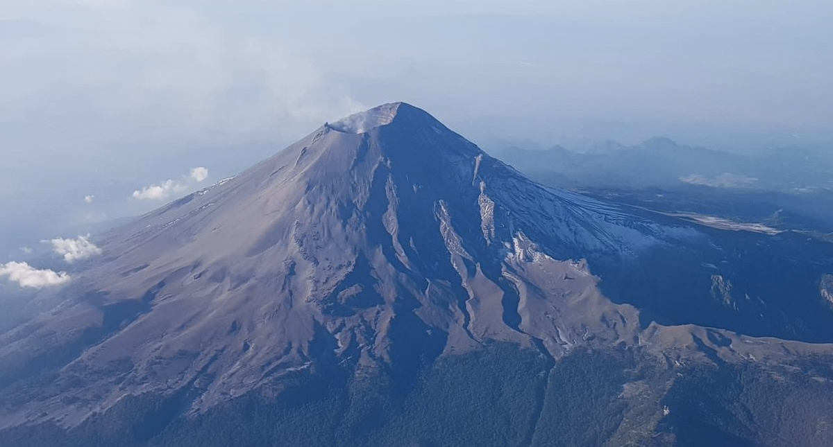 Detectan domo de lava en el Popocatépetl