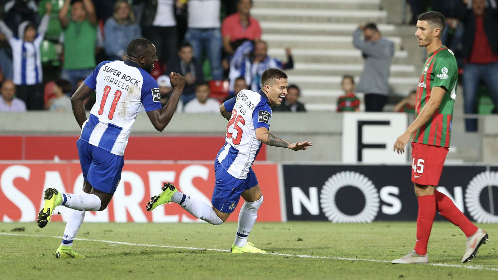 'Tecatito' Corona titular en la victoria del Porto sobre Marítimo - porto-maritimo