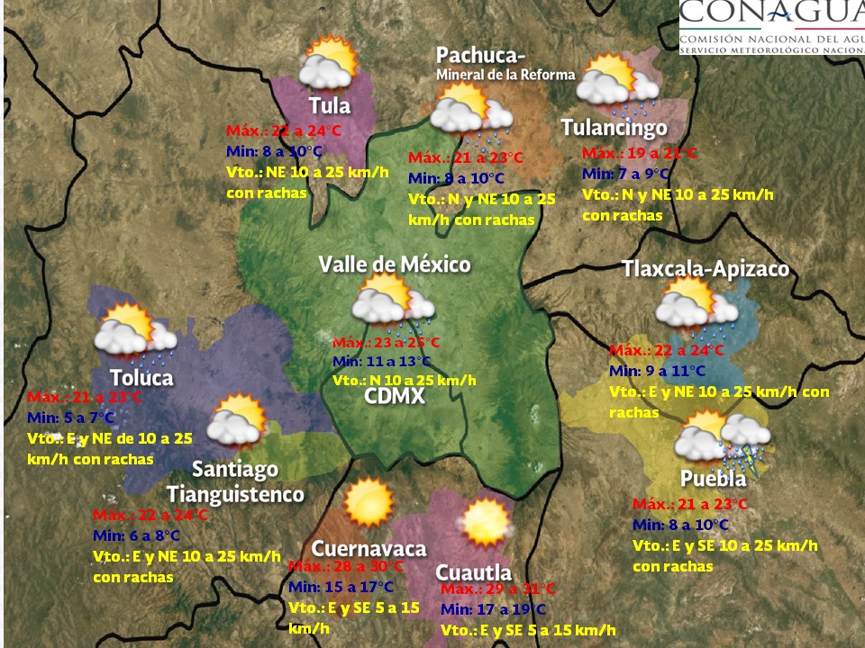 Frente frío 9 provocará lluvias en 28 estados del país - pronostico-11-de-noviembre-3