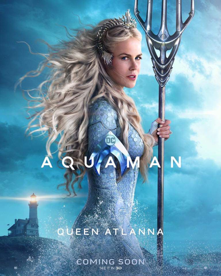 Dan nuevo vistazo a Aquaman con siete pósteres - reina-atlanna