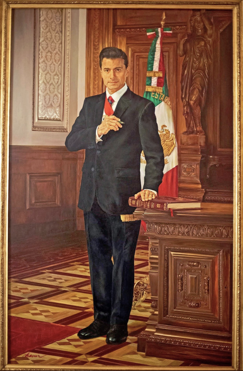Colocarán retrato de Enrique Peña Nieto en Palacio Nacional - retrato-epn