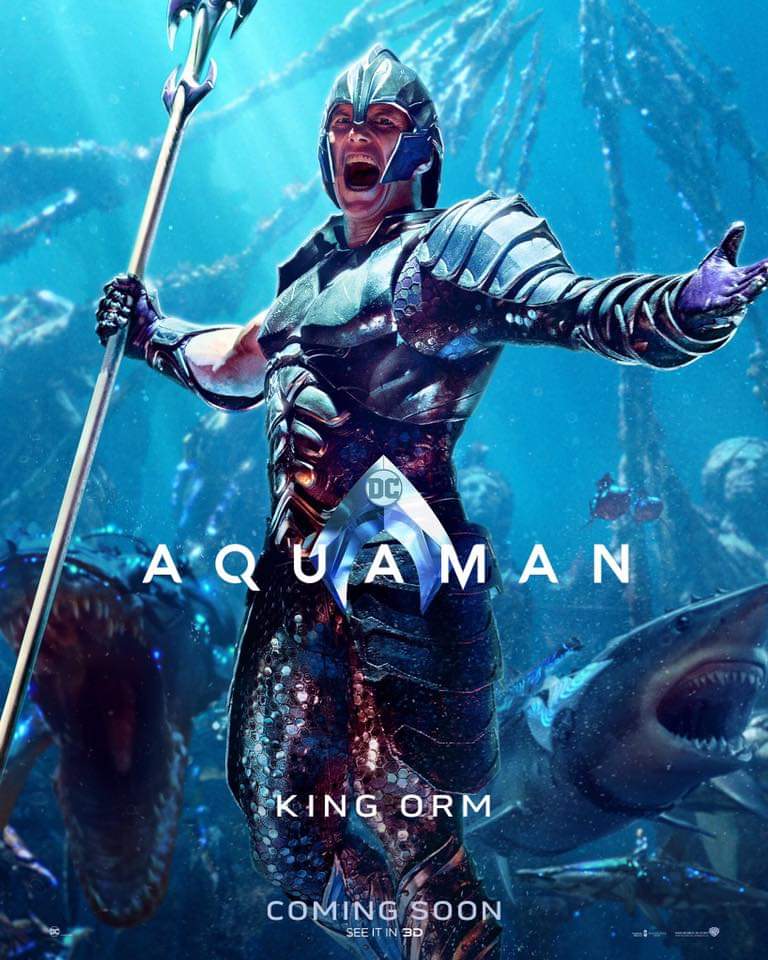 Dan nuevo vistazo a Aquaman con siete pósteres - rey-orm