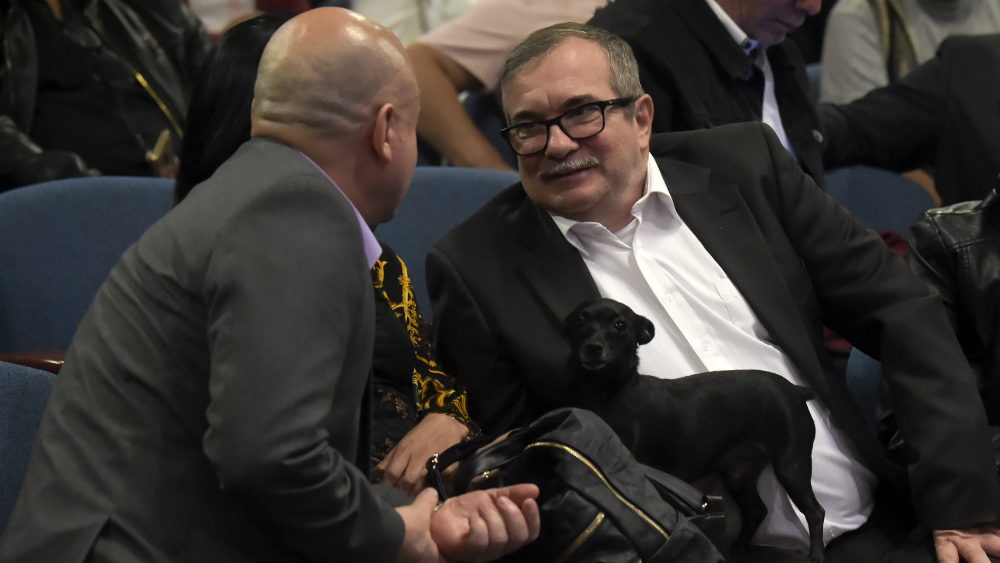 Líder de las FARC cancela su asistencia a toma de protesta de AMLO