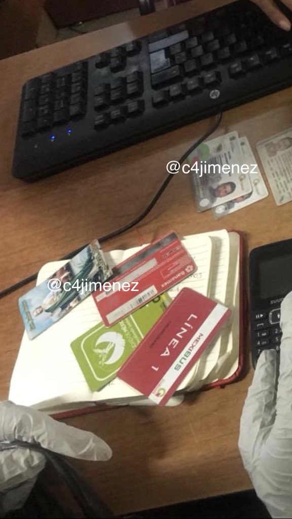 Pistola con la que fue baleado el líder del sindicato de bomberos - san-judas