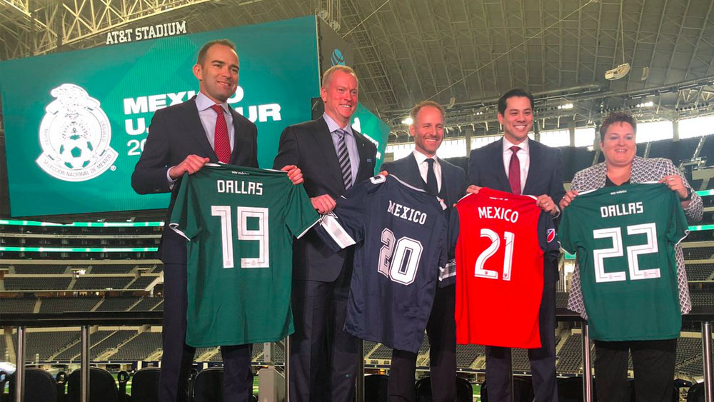Selección mexicana jugará cada año en Dallas hasta 2022