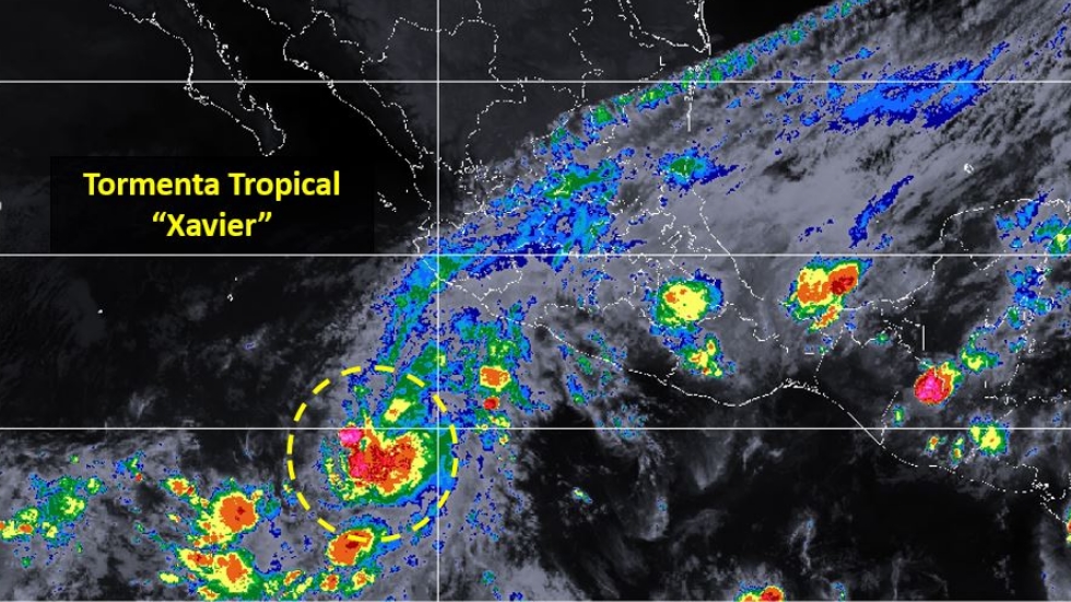 Se forma la tormenta tropical Xavier al suroeste de Manzanilllo