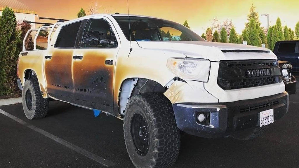 Enfermero usa su camioneta para salvar vidas en incendios de California Enfermero usa su camioneta para salvar vidas en incendios de California