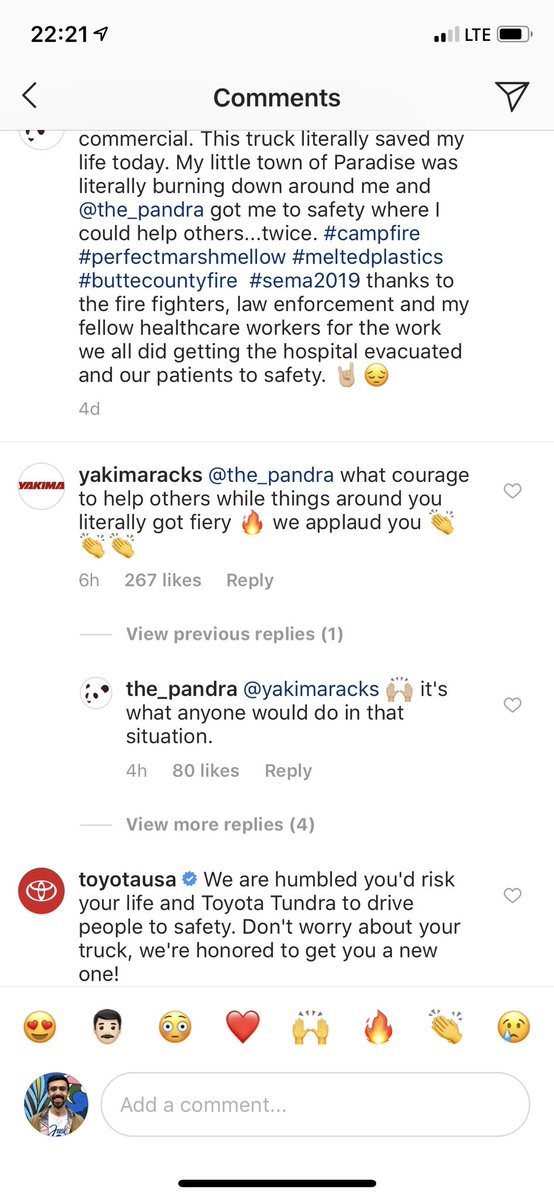 Enfermero usa su camioneta para salvar vidas en incendios de California - toyota-incendios-california