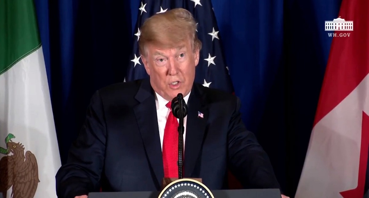 Trump desea lo mejor a Peña Nieto en su último día de gobierno - trump-en-firma-del-t-mec