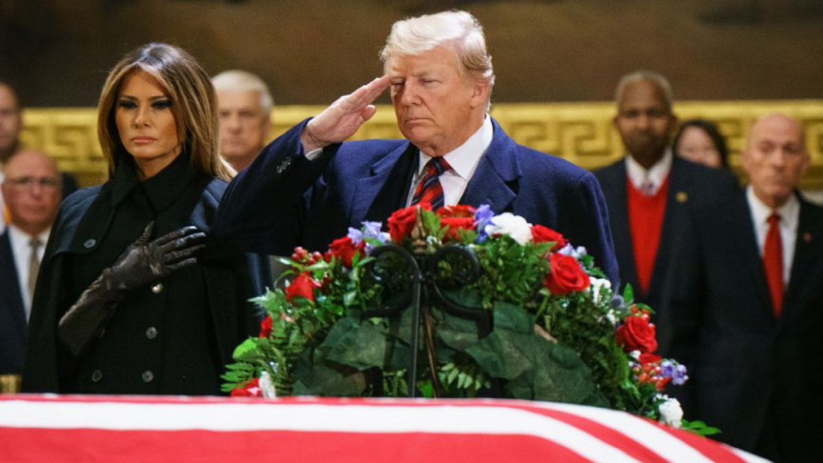 Washington presenta sus respetos a George H. W. Bush - 000-1bc2zj-1