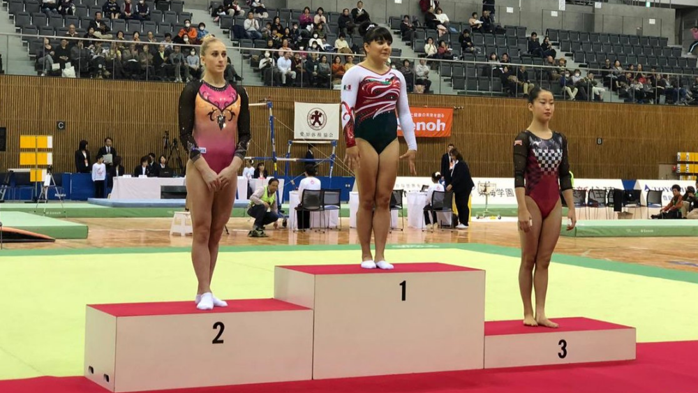 Alexa Moreno gana medalla de oro en Japón