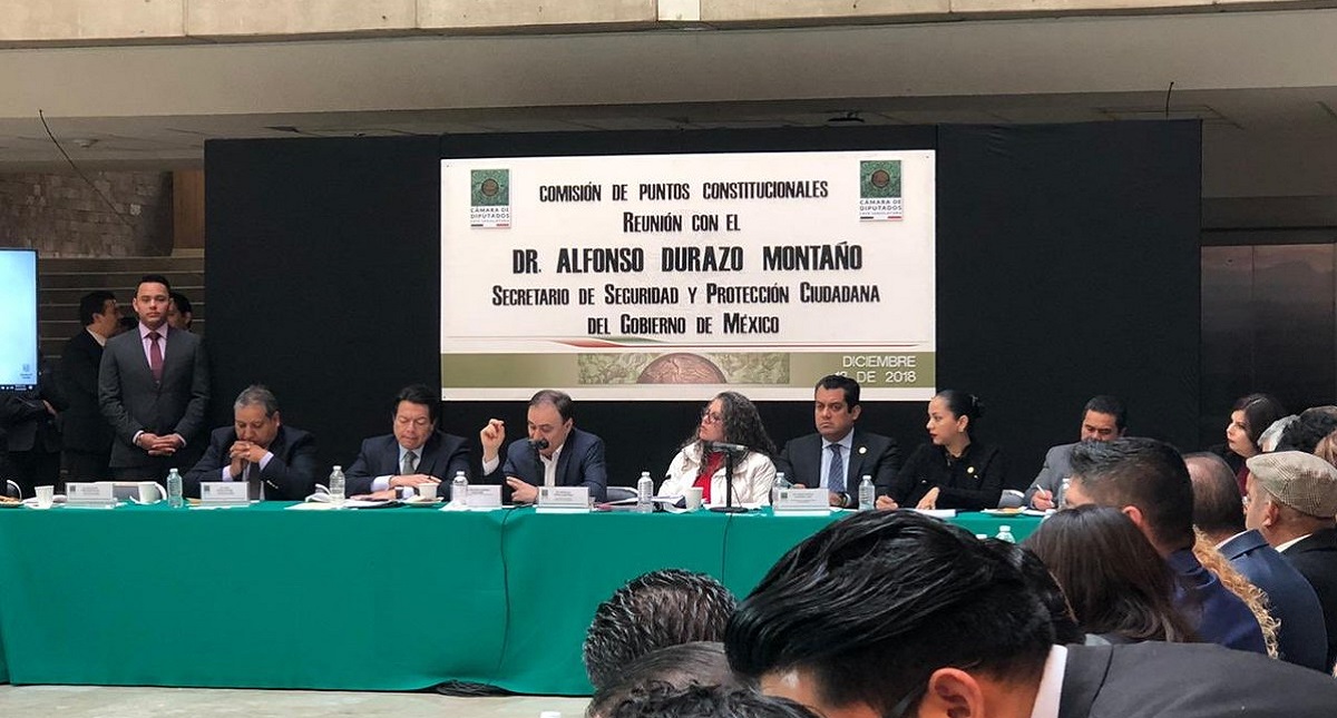 Ejército irá a cuarteles si no se aprueba Guardia Nacional: Durazo - alfonso-durazo-en-la-comision-de-puntos-constitucionales