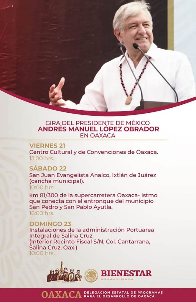 López Obrador supervisará supercarretera al Istmo - amlo-gira-oaxaca