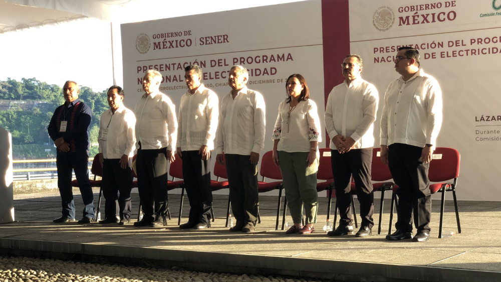 López Obrador presenta Programa Nacional de Electricidad López Obrador presenta Programa Nacional de Electricidad