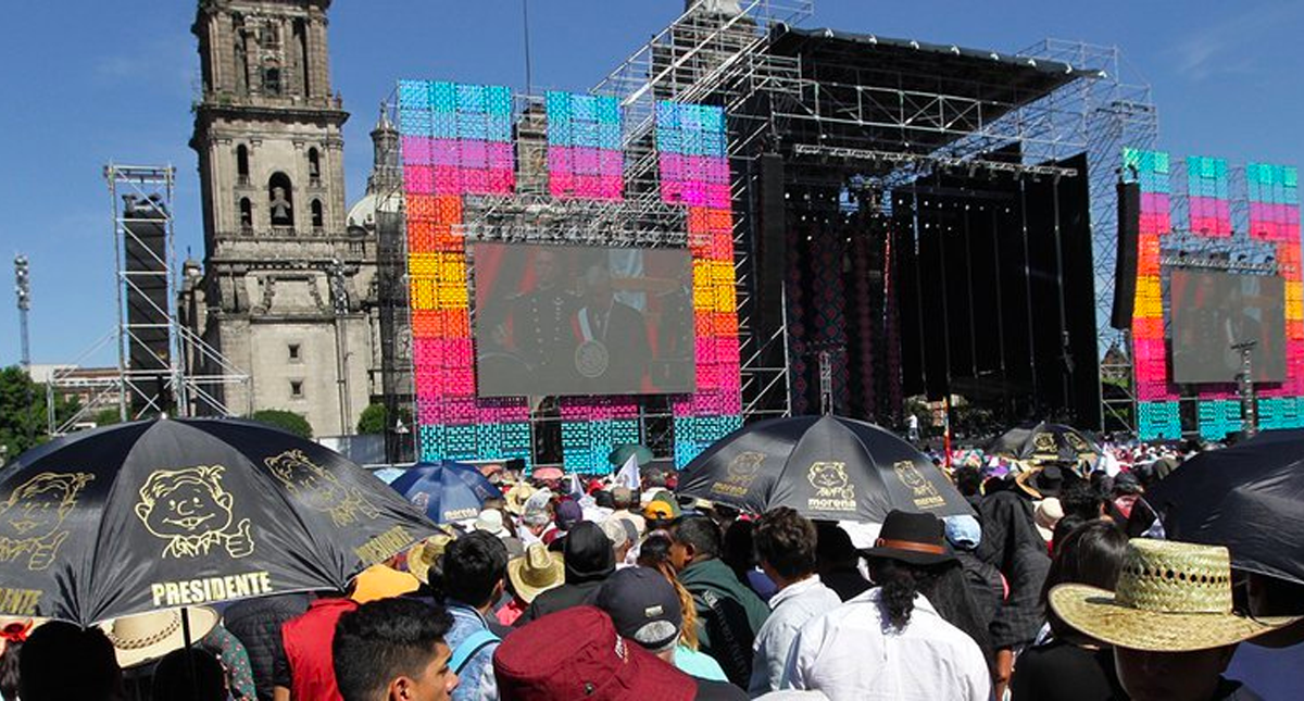 En vivo desde el Zócalo de la Ciudad de México
